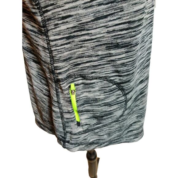 Eddie Bauer Sweater Womens Large Gray Black 1/4 Zip Fleece Lined Ladies Sz Large - Picture 4 of 6